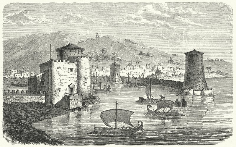A Phoenician port by German School