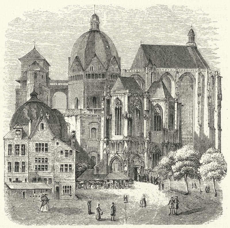 Aachen Cathedral by German School
