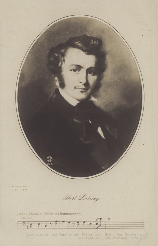 Albert Lortzing, German Composer, Actor and Singer by German School