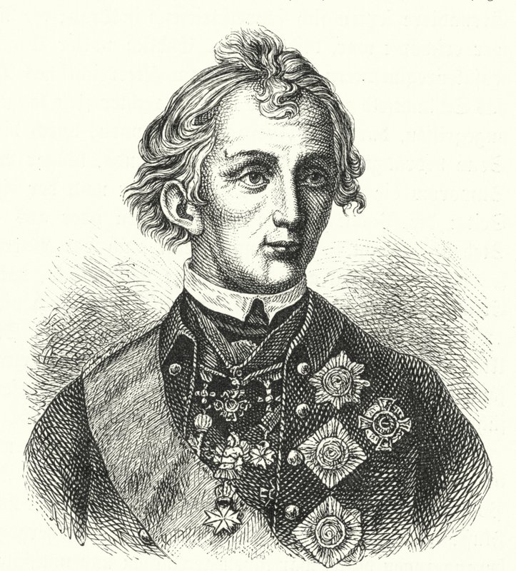 Alexander Suvorov, Russian general by German School