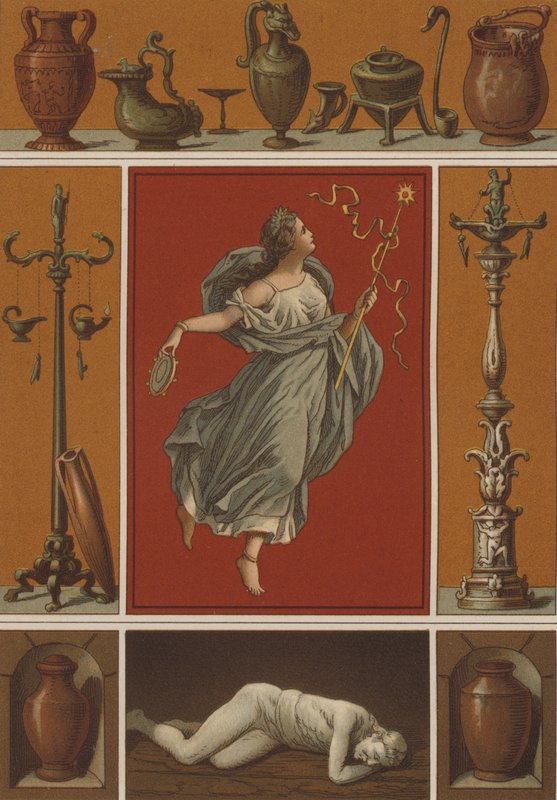 Archaeological finds from Pompeii by German School