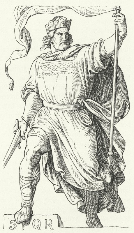 Arnulf of Carinthia, disputed King of Italy and Holy Roman Emperor by German School