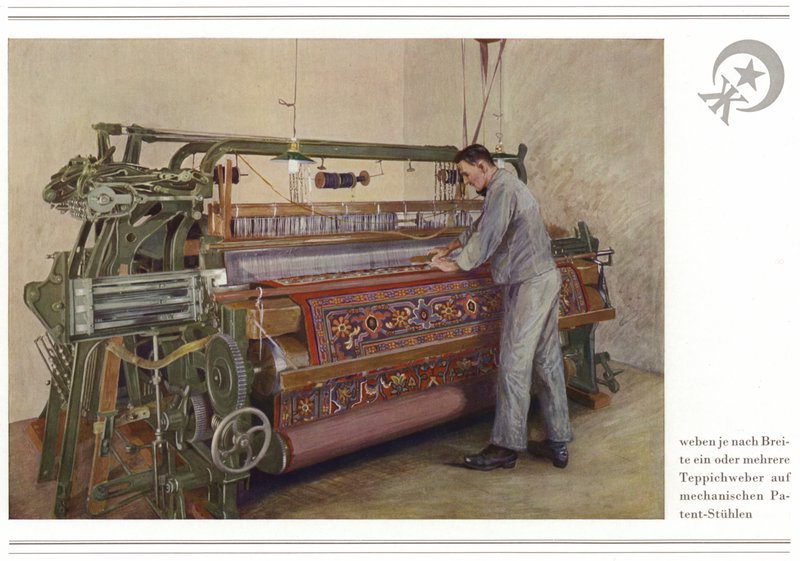 Business of Carpet Manufacturers Halbmond-Teppichfabrik Von Koch Und Te Kock by German School