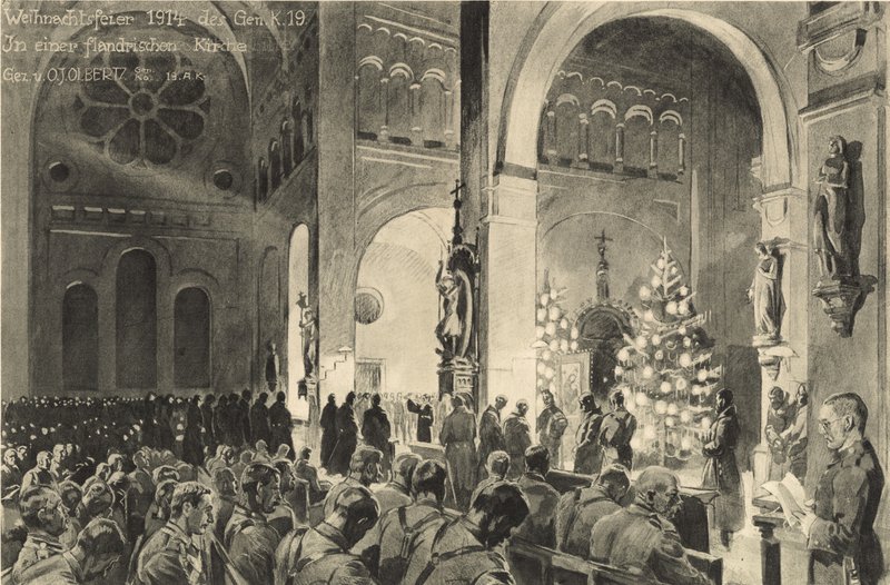 Christmas Celebrations in Flanders Church by German School