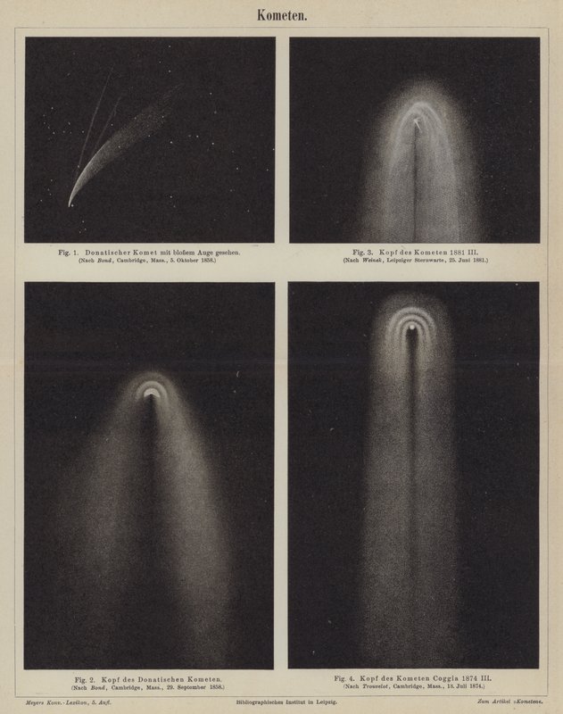 Comets by German School