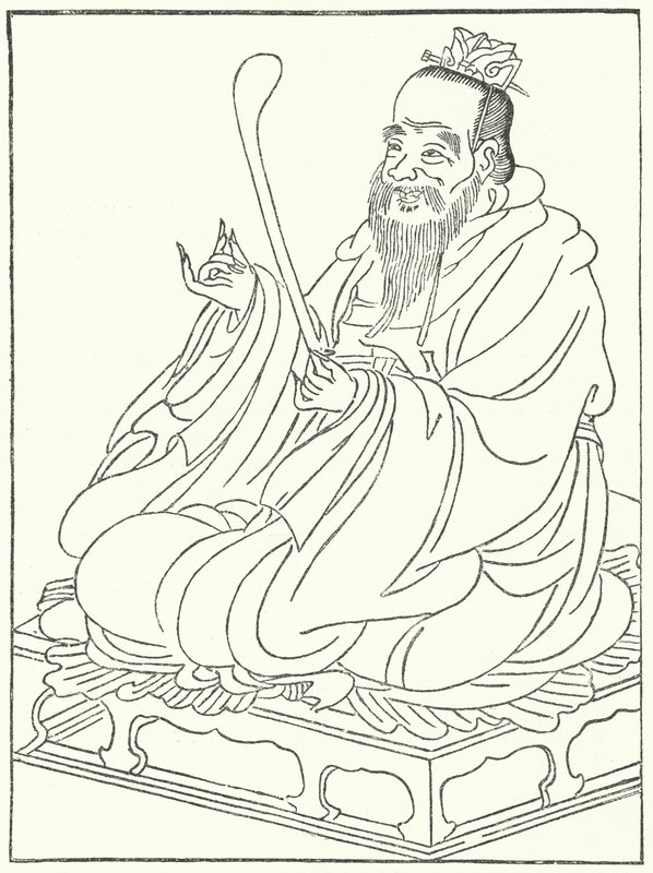 Confucius, Ancient Chinese Philosopher (551-479 BC) (engraving) by German School