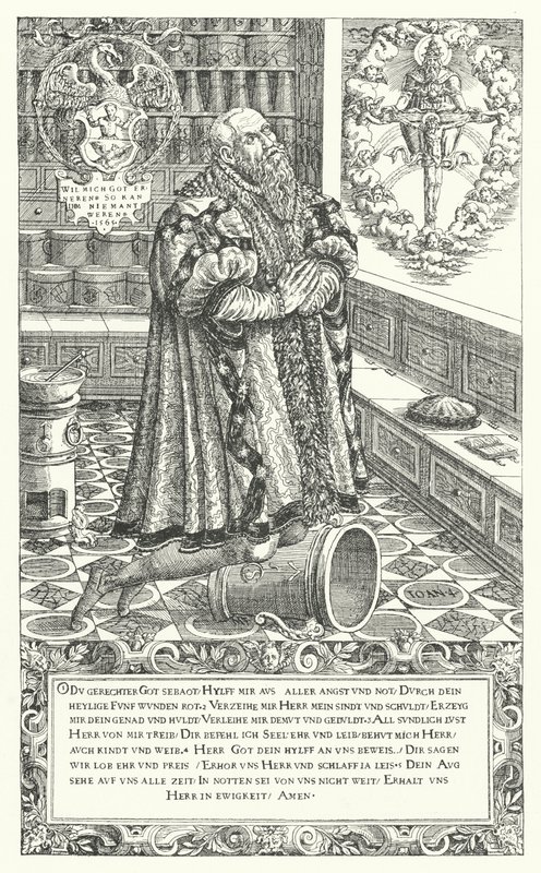 Cyriacus Schnaus, apothecary in 16th Century Nuremberg by German School