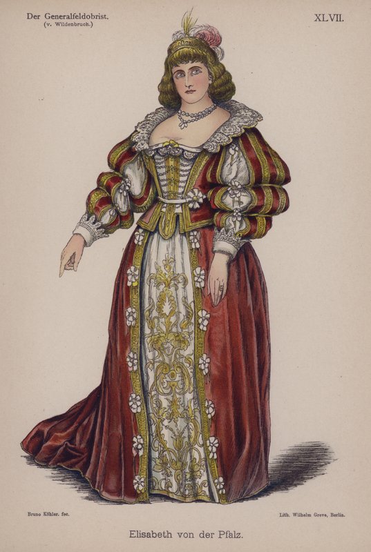 Elisabeth of the Palatinate, from The Generalfeldoberst by Ernst von Wildenbruch by German School