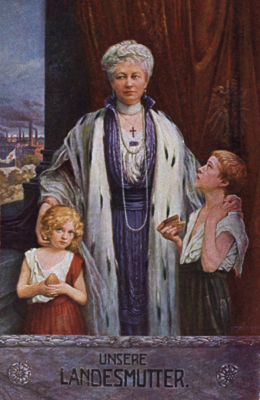 Empress Augusta Victoria of Germany, Mother of the Nation by German School
