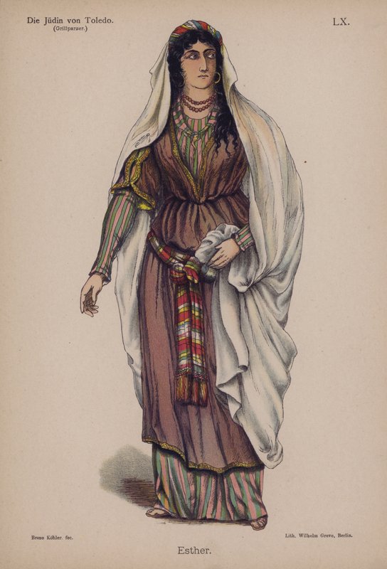 Esther, from The Jewess of Toledo by Franz Grillparzer by German School