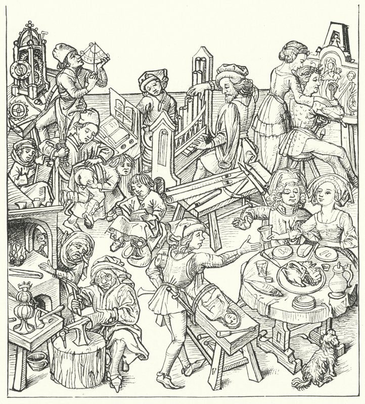 Everyday Life in 15th Century Germany by German School