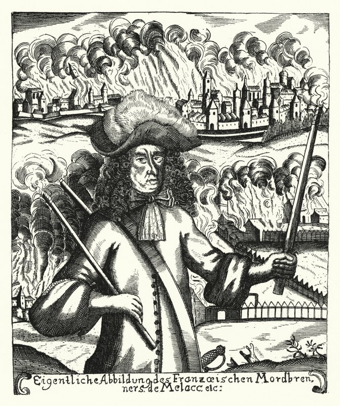 Ezechiel du Mas, Comte de Melac, French soldier by German School