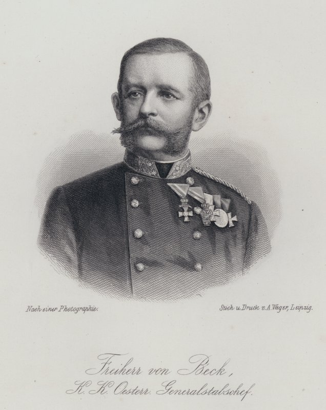 Friedrich von Beck-Rzikowsky, Austrian general by German School