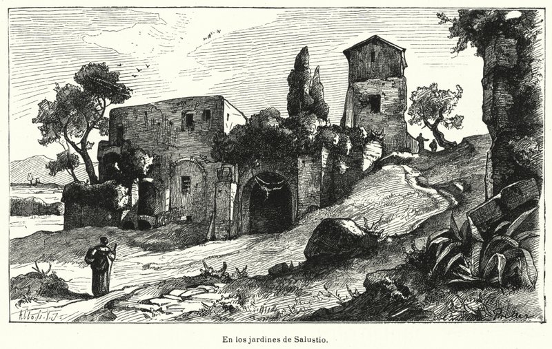 Gardens of Sallust, Rome, Italy by German School