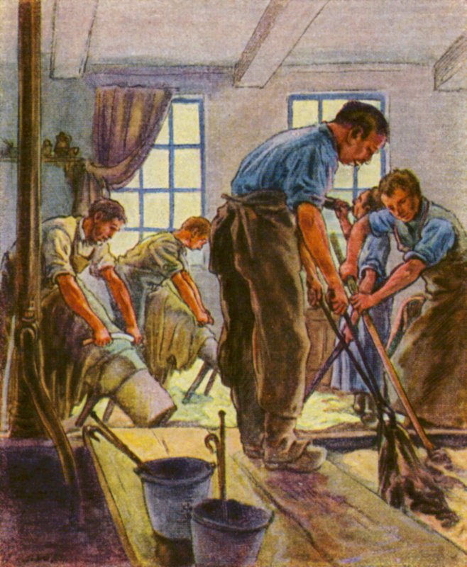 Tanners and Colourers by German School