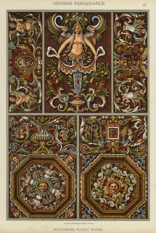 German Renaissance, Polychrome Plastic Works by German School