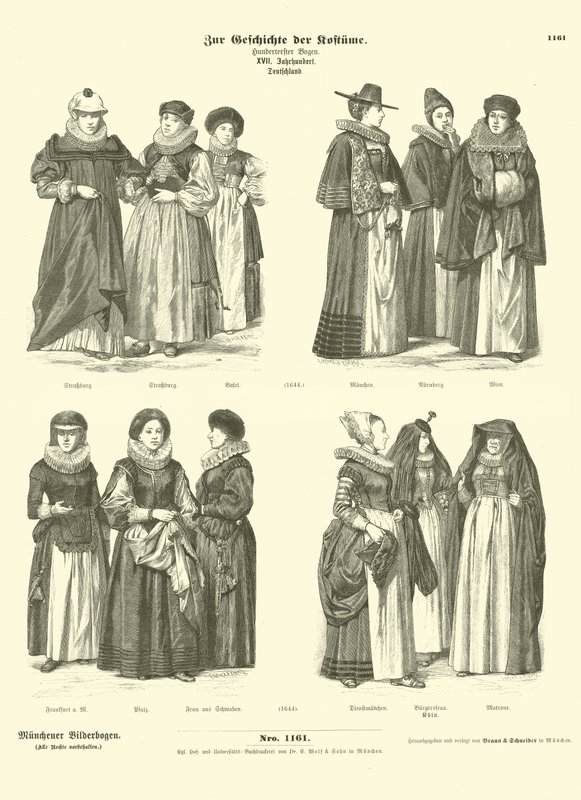German Costumes, 17th Century by German School