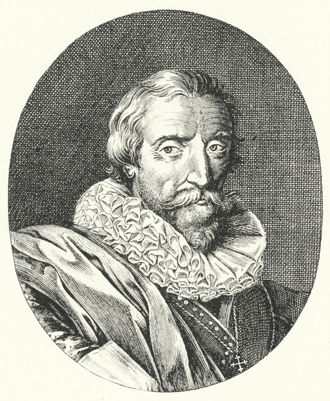 Giambattista Marino, Italian Poet (engraving) by German School