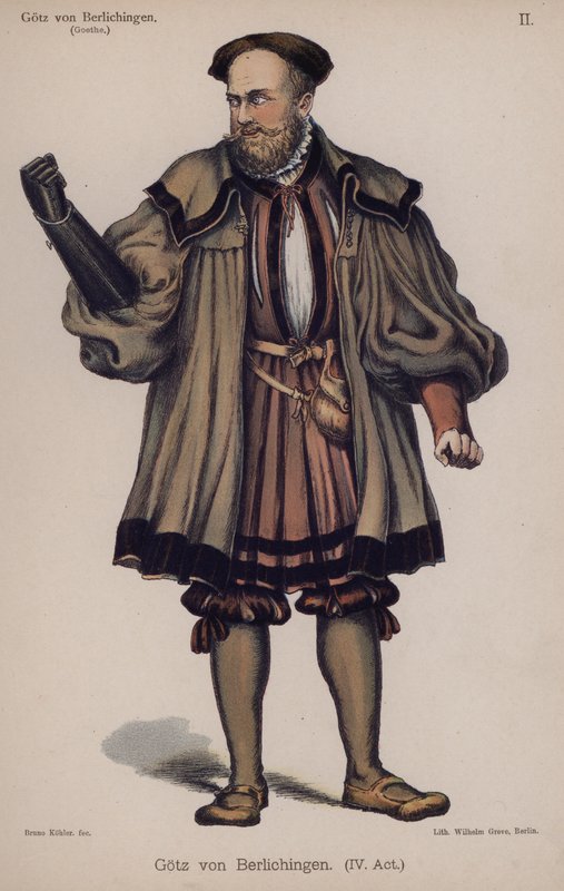 Gotz von Berlichingen, Title Character from the Play by Goethe by German School