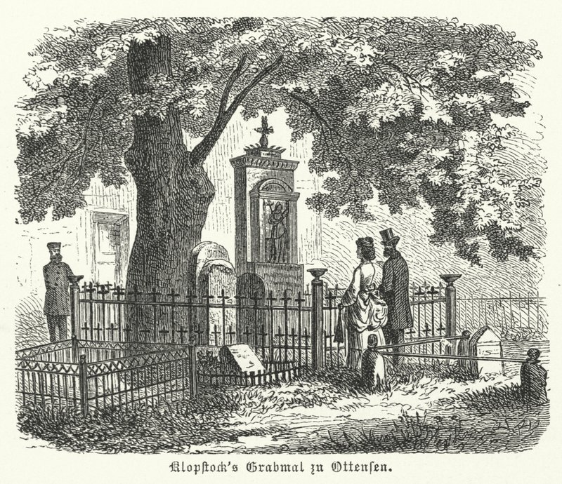 Grave of the German poet Friedrich Gottlieb Klopstock, Ottensen, Hamburg by German School