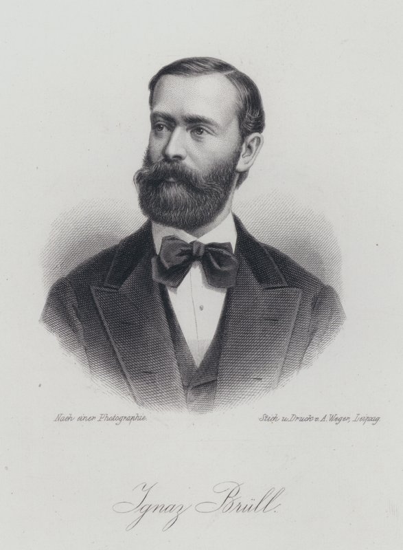Ignaz Brull, Moravian-born Austrian pianist and composer by German School