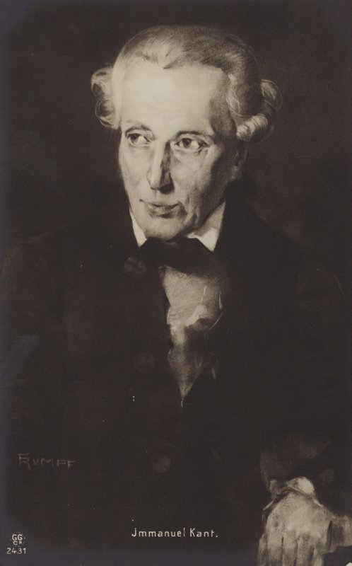 Immanuel Kant by German School