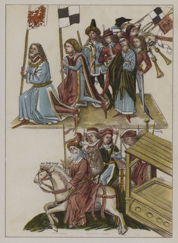 Investiture of Frederick I of the house of Hohenzollern as Elector of Brandenburg at the Council of Constance by German School