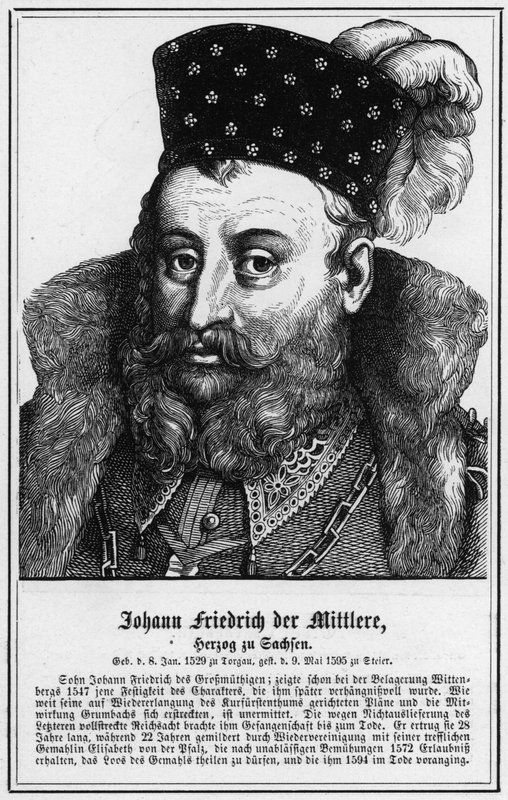 Johann Friedrich the Middle, Duke of Saxony by German School