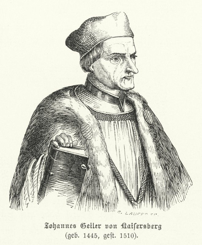Johann Geiler von Kaisersberg, Swiss priest and theologian by German School