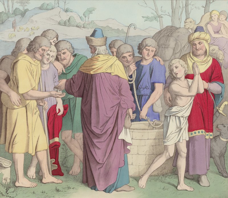 Joseph is Sold by His Brethren by German School