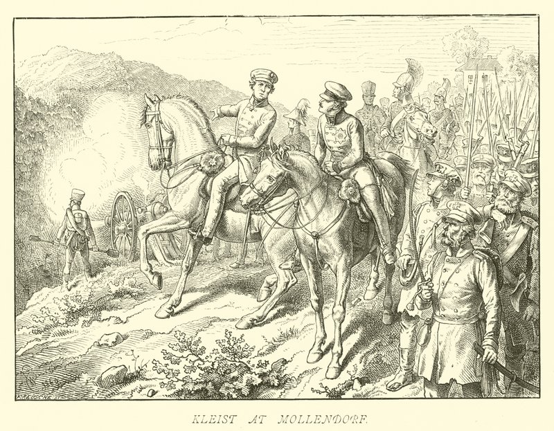 Kleist at Mollendorf by German School