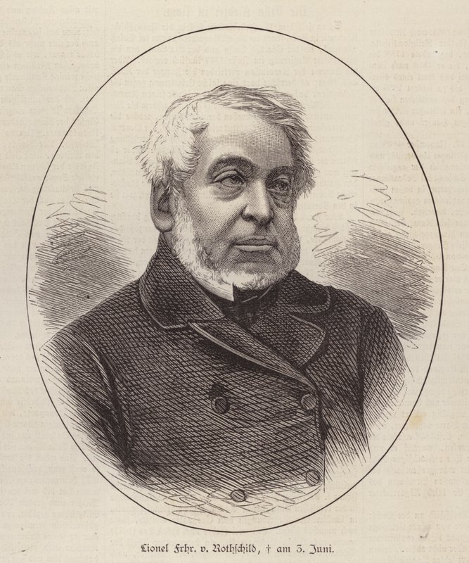 Lionel de Rothschild, British banker, politician and philanthropist by German School