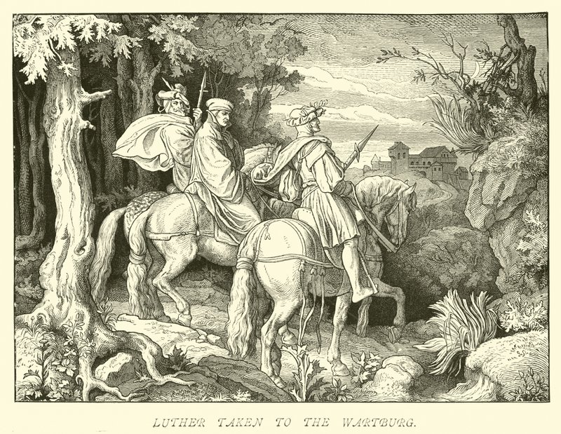 Luther Taken to the Wartburg by German School