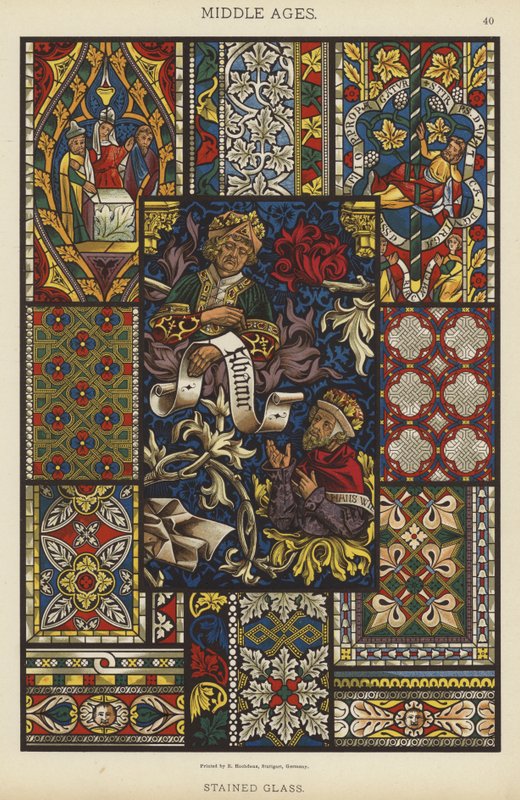 Middle Ages, Stained Glass by German School
