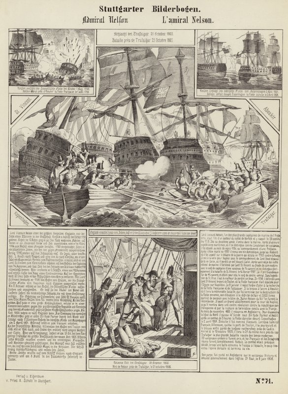 Page from the Stuttgarter Bilderbogen by German School