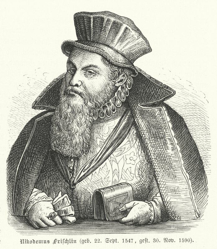 Philipp Nicodemus Frischlin, German poet and playwright by German School