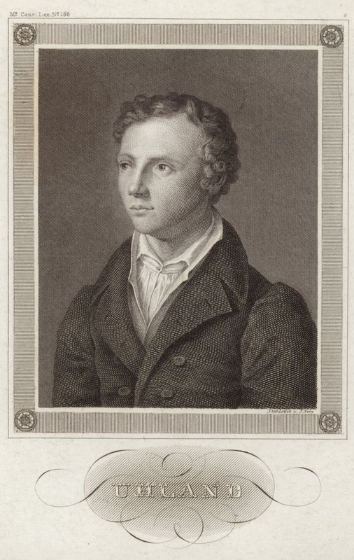 Portrait of Ludwig Uhland by German School