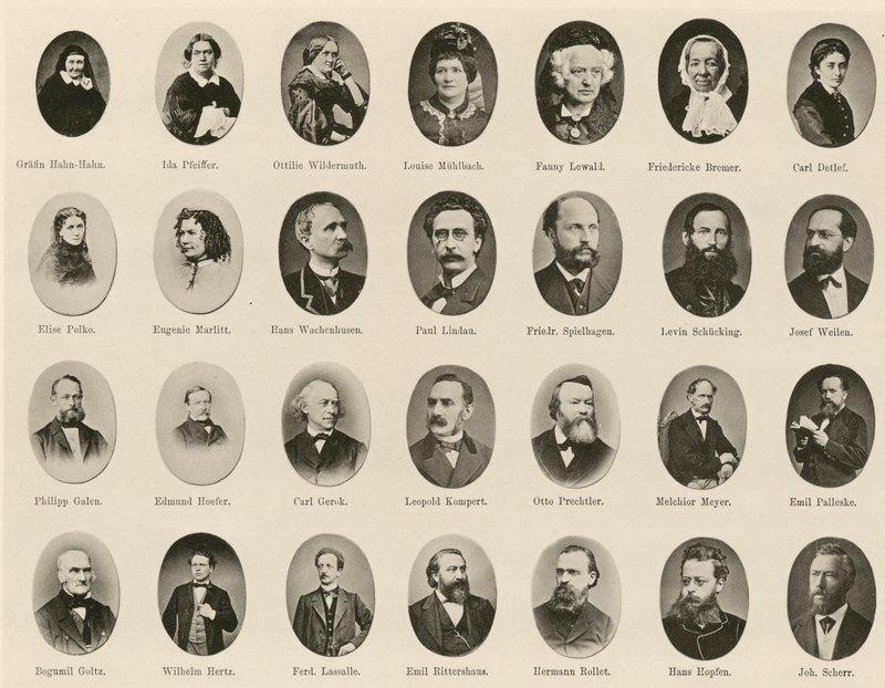 Portraits of Famous Germans from Ritter vom Deutschen Geiste by German School
