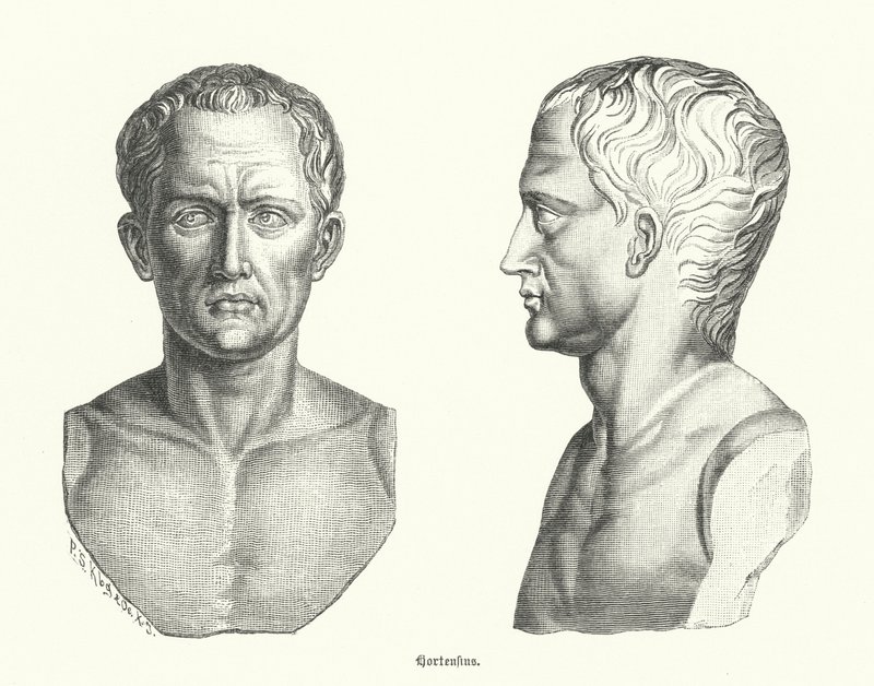 Quintus Hortensius, Roman politician and orator by German School
