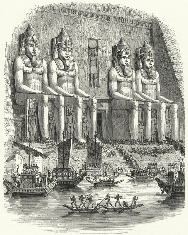 Religious Festival in Ancient Egypt by German School