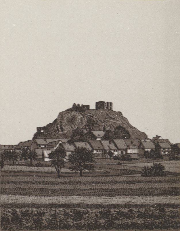 Ruins of Engelhaus by German School