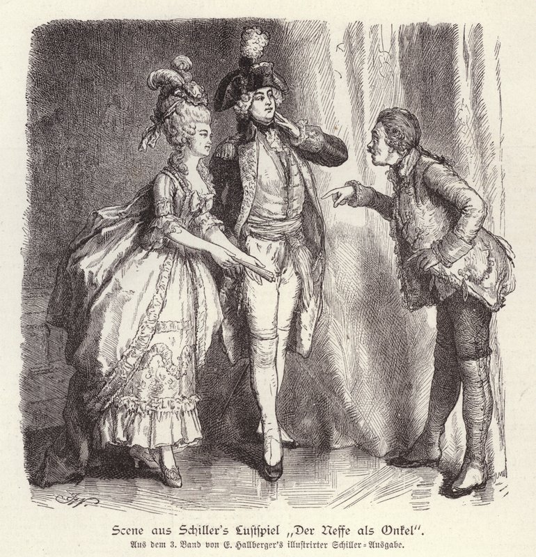 Scene from Friedrich Schiller