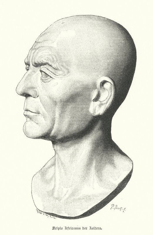 Scipio Africanus the Elder, Roman General of the Punic Wars by German School