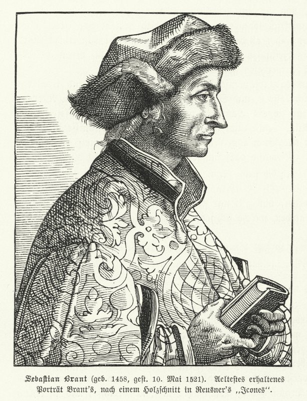 Sebastian Brant, German Renaissance humanist and satirist by German School