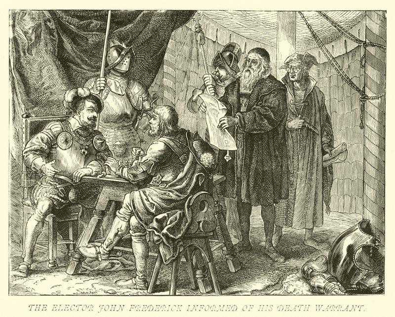 The Elector John Frederick Informed of His Death Warrant by German School