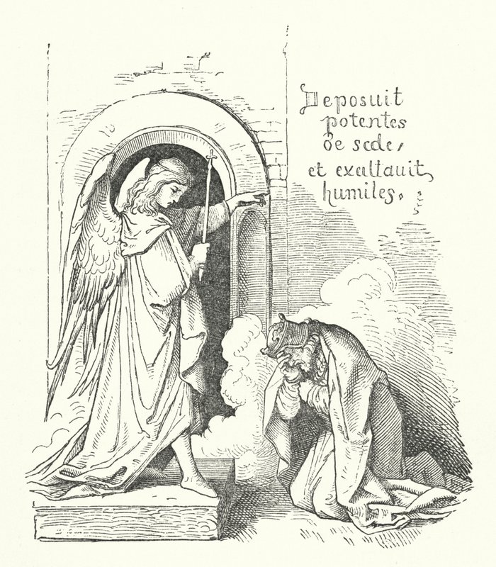 The Haughty King by German School