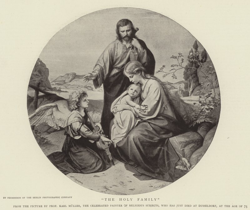 The Holy Family by German School