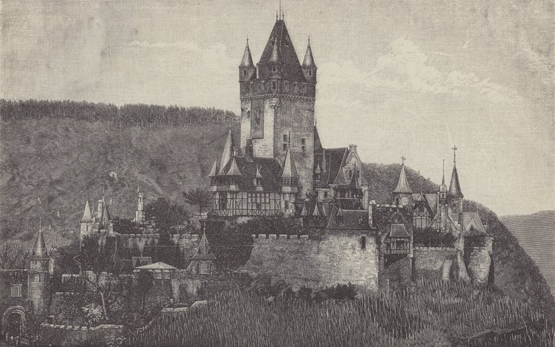The Imperial Castle, Cochem, Germany by German School