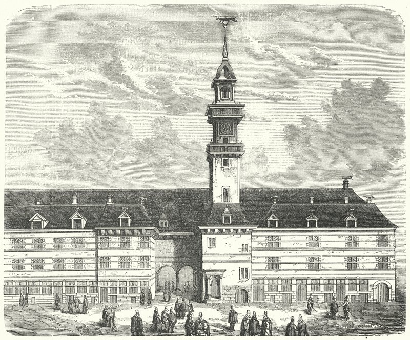 The original Royal Exchange, London (engraving) by German School
