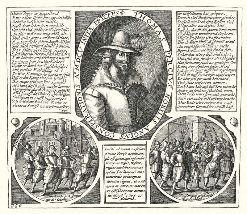 Thomas Percy, one of the conspirators behind the Gunpowder Plot by German School